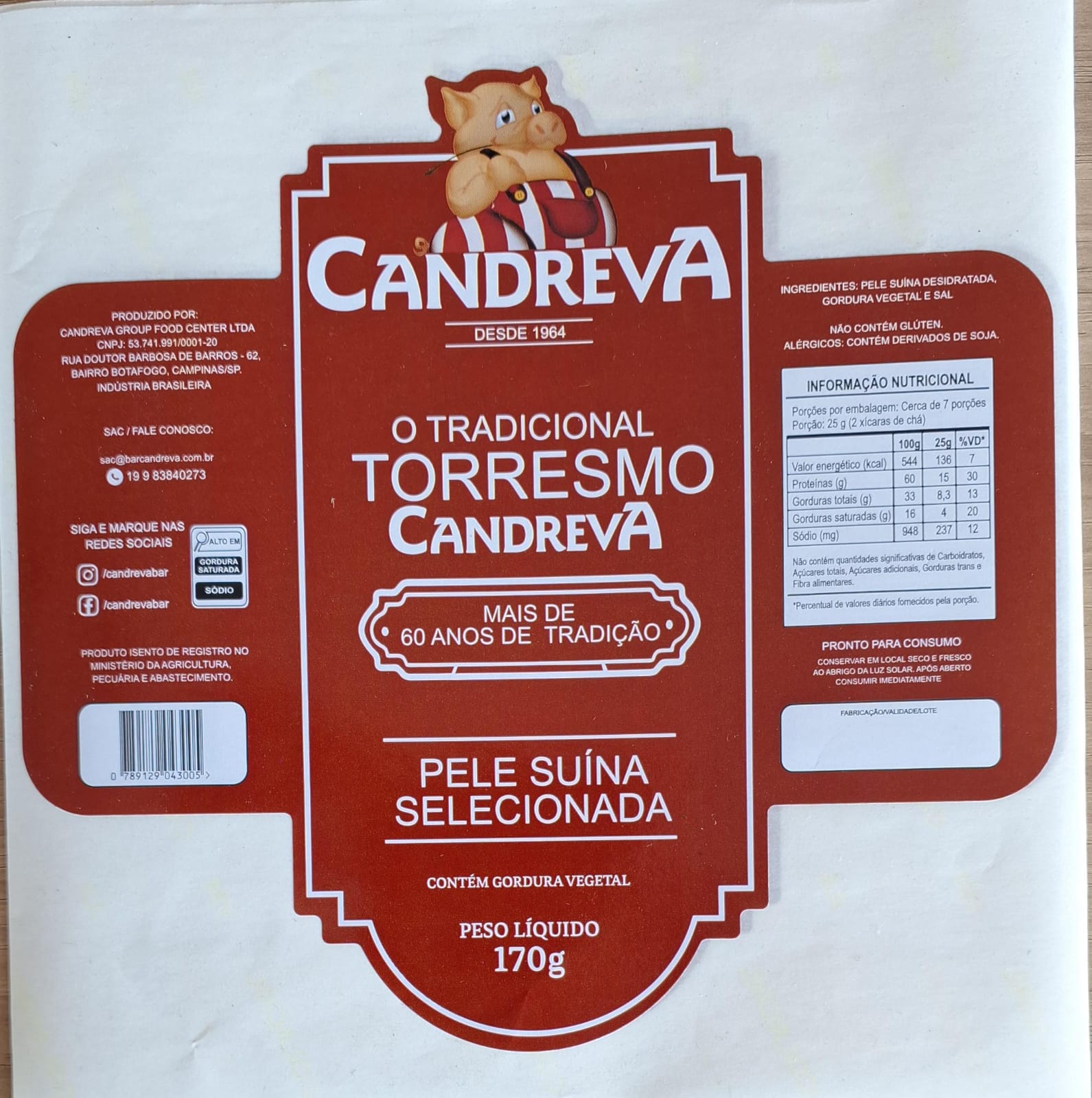 Etiqueta Adesiva Removível