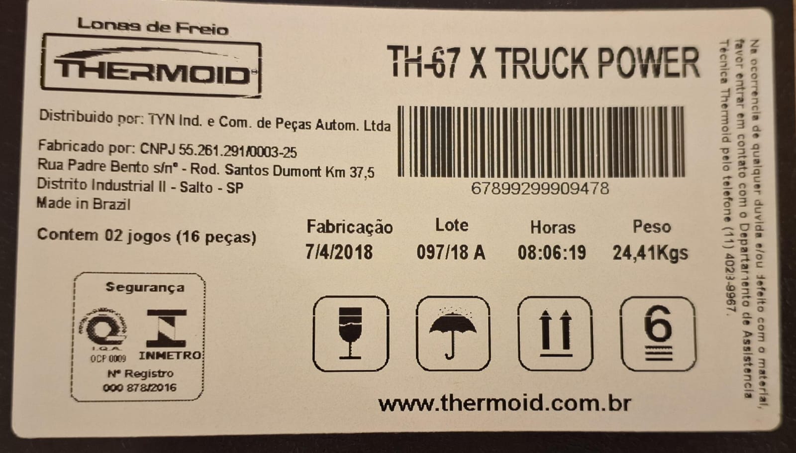 Etiqueta Adesiva Térmica Direta