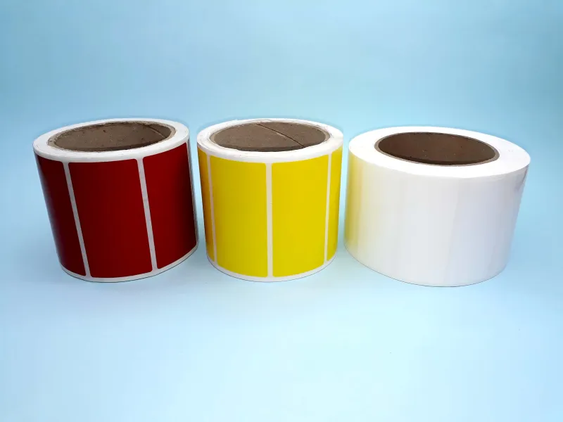 Etiquetas adesivas coloridas